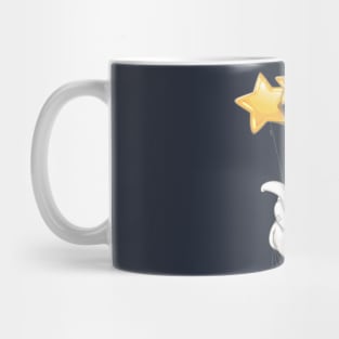 Cute Animal! Elephant Playing with Star Mug